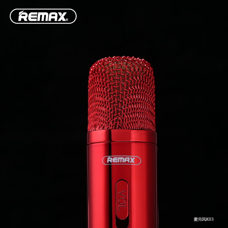 REMAX 麦克风蓝牙音箱 K03(红色Red)