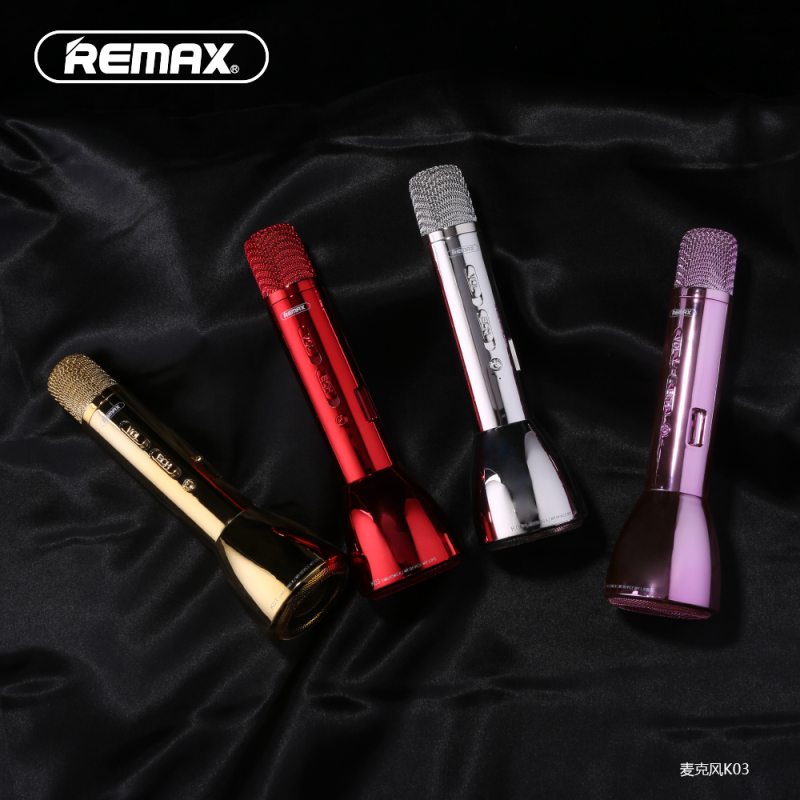 REMAX 麦克风蓝牙音箱 K03(红色Red)