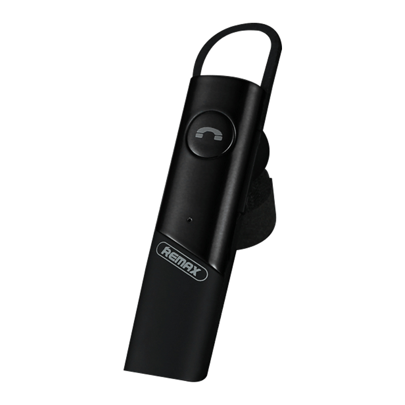 睿量Remax T15商务蓝牙耳机 语音来电提示 蓝牙4.1智能一拖二手机耳机入耳式 黑色高清大图