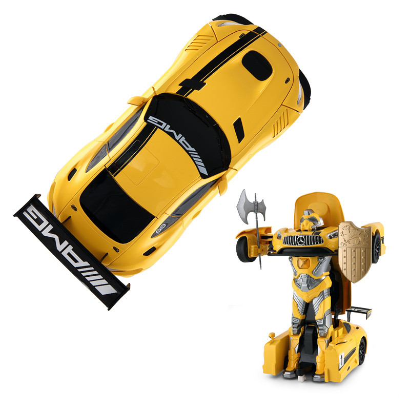 星辉(Rastar)RS战警奔驰遥控变形机器人一键遥控变形车金刚儿童玩具74800黄色高清大图