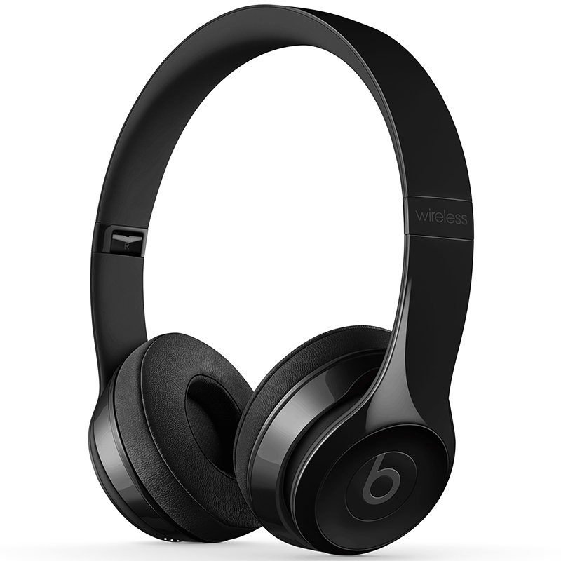 Beats Solo3 Wireless 头戴式耳机 - 亮黑色 MNEN2PA/A