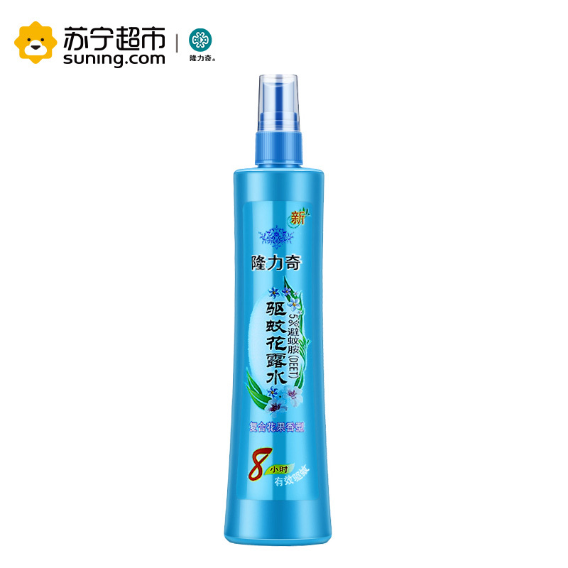 隆力奇195ml蛇胆牛黄花露水(PET瓶)x1+隆力奇195ml驱蚊花露水(复合花果香型,PET瓶x2