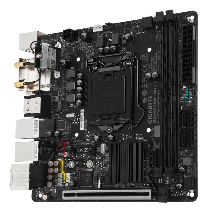 苏宁自营技嘉(GIGABYTE)H270N-WIFI 主板 (Intel H270/LGA 1151)
