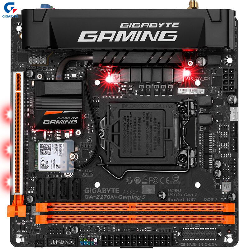 苏宁自营技嘉(GIGABYTE)Z270N-Gaming 5 主板 (Intel Z270/LGA 1151)