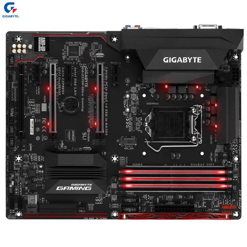 技嘉(GIGABYTE) Z270X-Ultra Gaming 台式机电竞游戏主板(INTEL平台/LGA 1151)图片