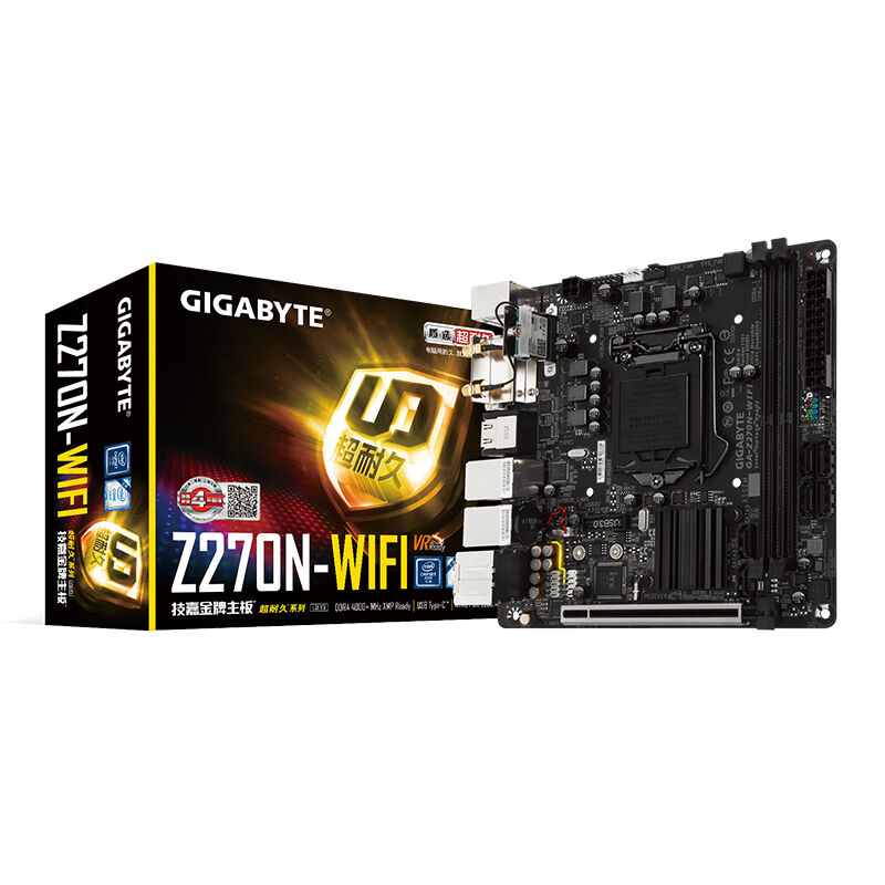 苏宁自营技嘉(GIGABYTE)Z270N-WIFI 主板 (Intel Z270/LGA 1151)