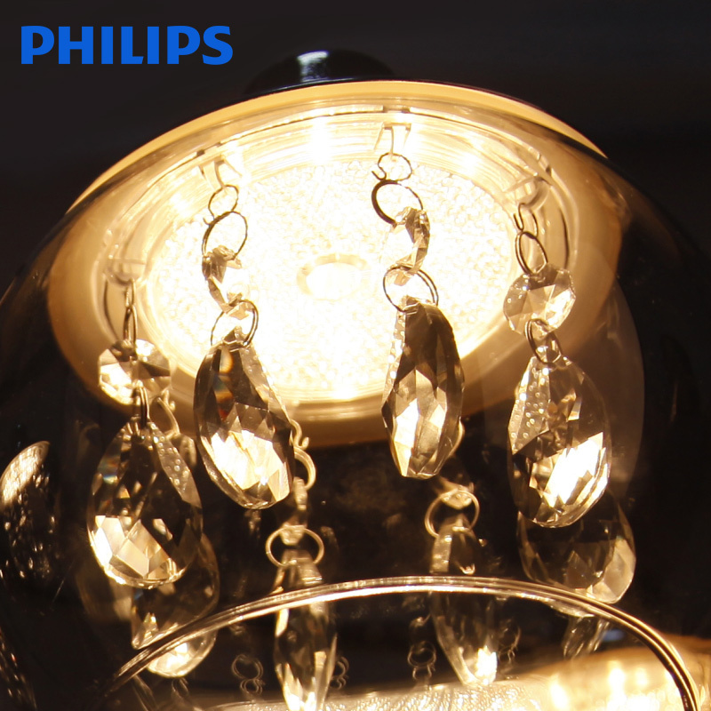 飞利浦(PHILIPS)LED吊灯 客厅卧室会议室餐厅璀璨时尚大气欧式水晶吊灯朝露