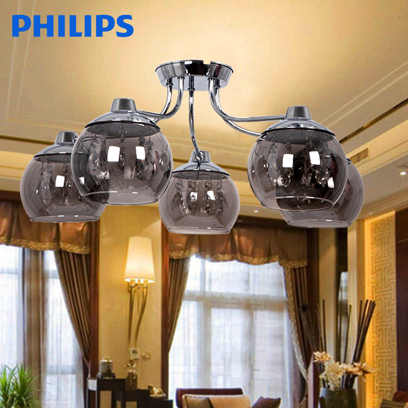 飞利浦(PHILIPS)LED吊灯 客厅卧室会议室餐厅璀璨时尚大气欧式水晶吊灯朝露