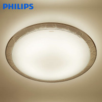 飞利浦(PHILIPS)LED吸顶灯 现代简约中式卧室灯现代中式 阳台灯照明客厅圆形灯具恒源