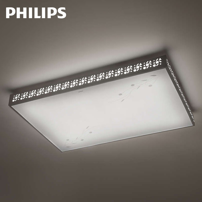 飞利浦(PHILIPS)LED吸顶灯炫晶炫术客厅卧室书房餐厅可调光大气灯具饰吸顶灯Philips简约现代亚克力吸顶灯