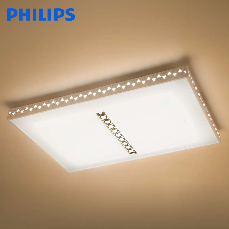 飞利浦(PHILIPS)LED吸顶灯炫晶炫术客厅卧室书房餐厅可调光大气灯具饰吸顶灯Philips简约现代亚克力吸顶灯