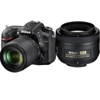 尼康(Nikon) D7200(18-105mm+35mm F1.8G)数码单反相机 双镜头套装 约2416万像素