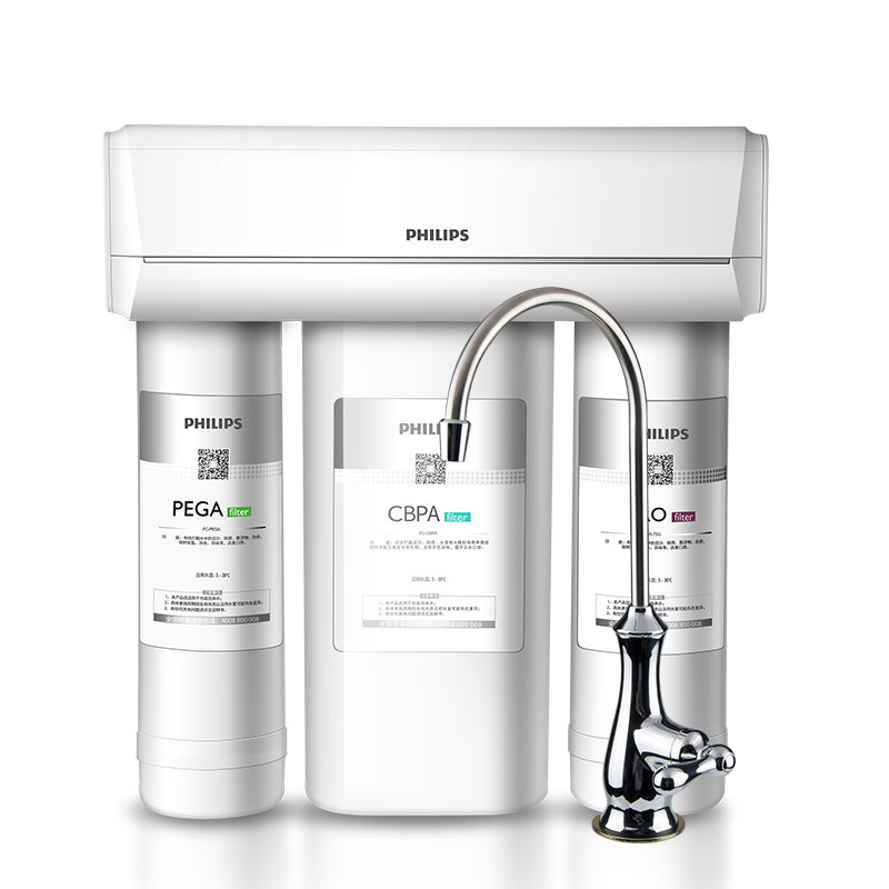 飞利浦 Philips 家用净水器 净水机 厨下RO直饮机WPF1