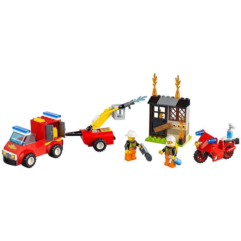 LEGO乐高 Juniors小拼砌师系列 火警巡逻手提箱10740 塑料玩具 3-6岁 100-200块