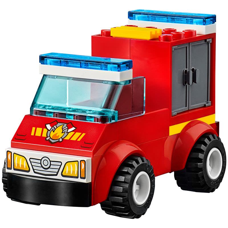 LEGO乐高 Juniors小拼砌师系列 火警巡逻手提箱10740 塑料玩具 3-6岁 100-200块图片