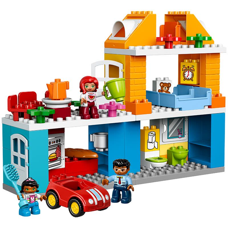 LEGO乐高 Duplo得宝系列 温馨家庭10835 2-4岁 50-100块 塑料玩具图片