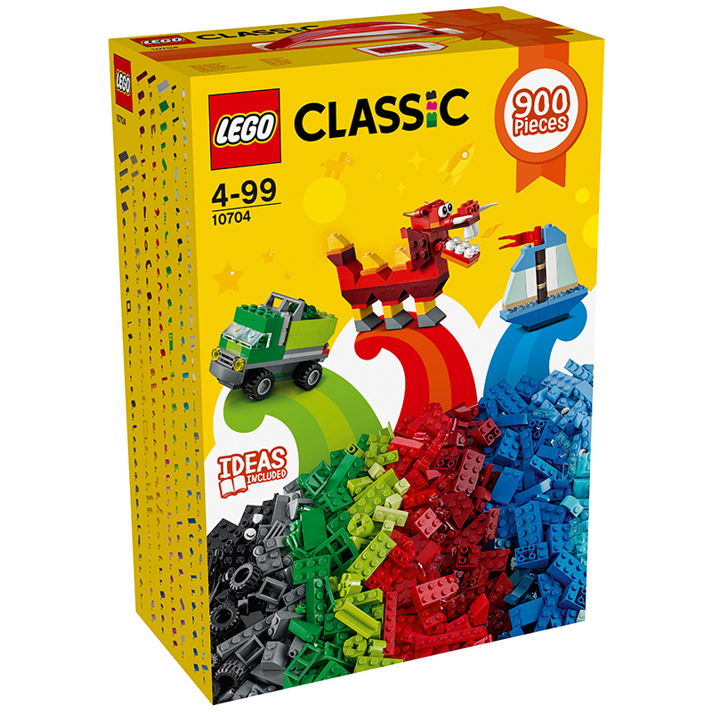 LEGO乐高 Classic经典创意系列 创意积木盒10704 4岁以上 200块以上 塑料玩具