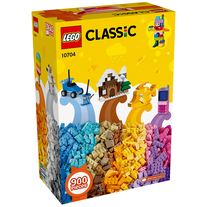 LEGO乐高 Classic经典创意系列 创意积木盒10704 4岁以上 200块以上 塑料玩具