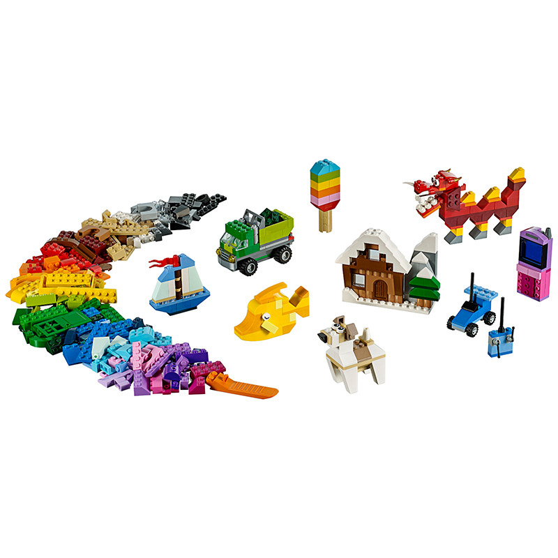 LEGO乐高 Classic经典创意系列 创意积木盒10704 4岁以上 200块以上 塑料玩具
