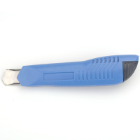 创易(chanyi)CY2043美工刀10把装 裁纸刀 金属切割刀 刀片 壁纸刀 办公用品 裁剪工具