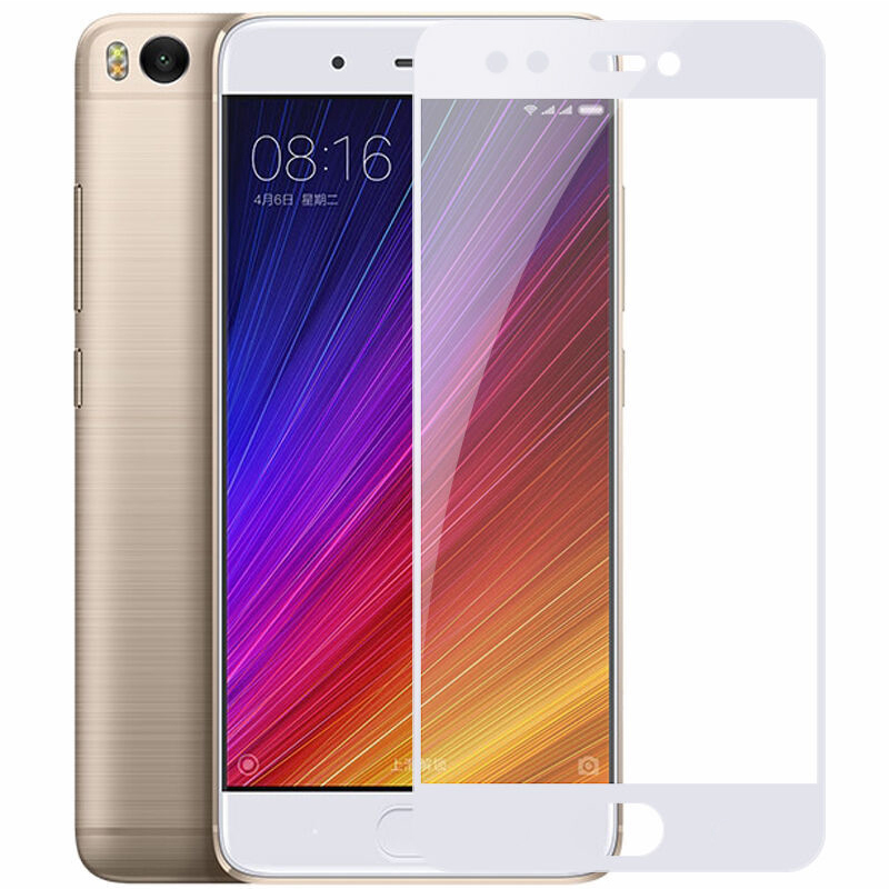ESCASE 小米5S玻璃膜 小米5S/5SPLUS全屏钢化膜 5S全覆盖高清防爆手机贴膜