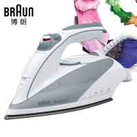 博朗(Braun)电熨斗TS535TP原装进口 持久蒸汽喷射熨烫顺滑衣物除褶皱抗刮底板耐用可调节 家用小型电熨斗挂