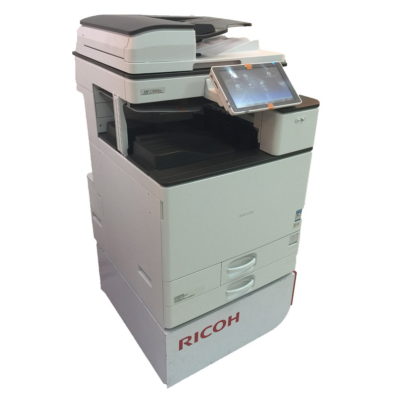 理光MPC3504SP基本配置、主机、自动双面送稿器,复印机底座、网络打印扫描。