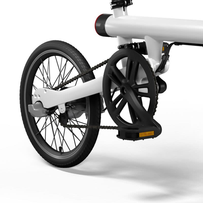 小米(MI)米家电助折叠自行车 平衡车滑板车力矩传感智能单车代步车 白色图片