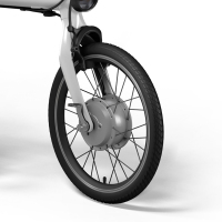 小米(MI)米家电助折叠自行车 平衡车滑板车力矩传感智能单车代步车 白色