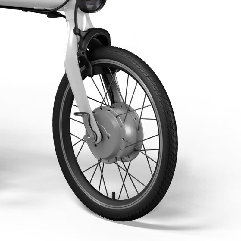 小米(MI)米家电助折叠自行车 平衡车滑板车力矩传感智能单车代步车 白色图片