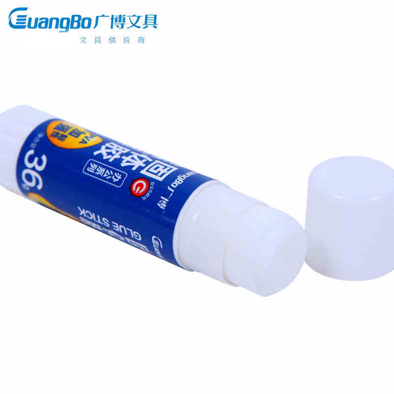 广博JS5522固体胶12支/盒 2盒装36g 胶棒白色 胶棒 胶水 办公学习用品 文具 黏胶用品 胶带/胶水/胶棒