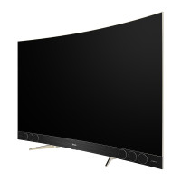 TCL 55X3 55英寸 4K超高清 内置哈曼卡顿音响 纤薄曲面量子点电视(金色)
