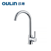 [苏宁自营]欧琳Oulin不锈钢水槽+龙头套餐 优质304不锈钢厨房水槽双槽洗菜盆OLYD8245+OL-CFX001