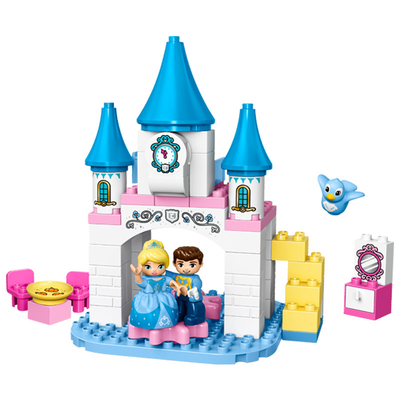 LEGO 乐高 DUPLO得宝系列 灰姑娘的魔法城堡10855 2-5岁 塑料玩具 50-100块