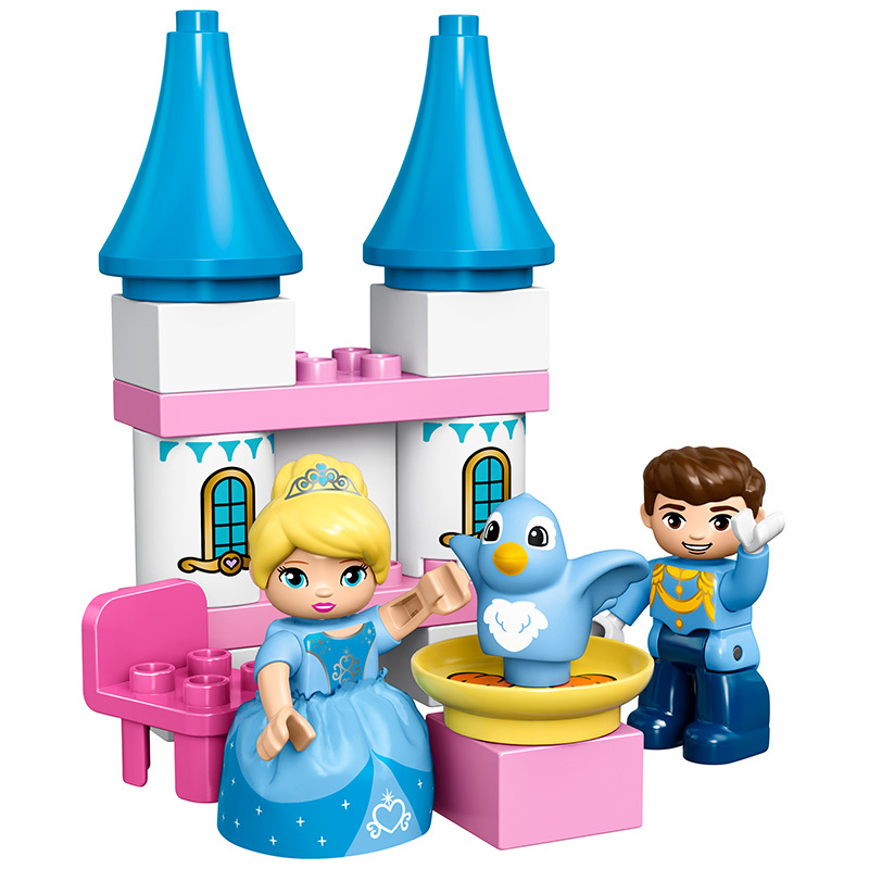 LEGO 乐高 DUPLO得宝系列 灰姑娘的魔法城堡10855 2-5岁 塑料玩具 50-100块