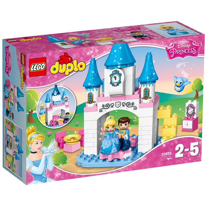 LEGO 乐高 DUPLO得宝系列 灰姑娘的魔法城堡10855 2-5岁 塑料玩具 50-100块