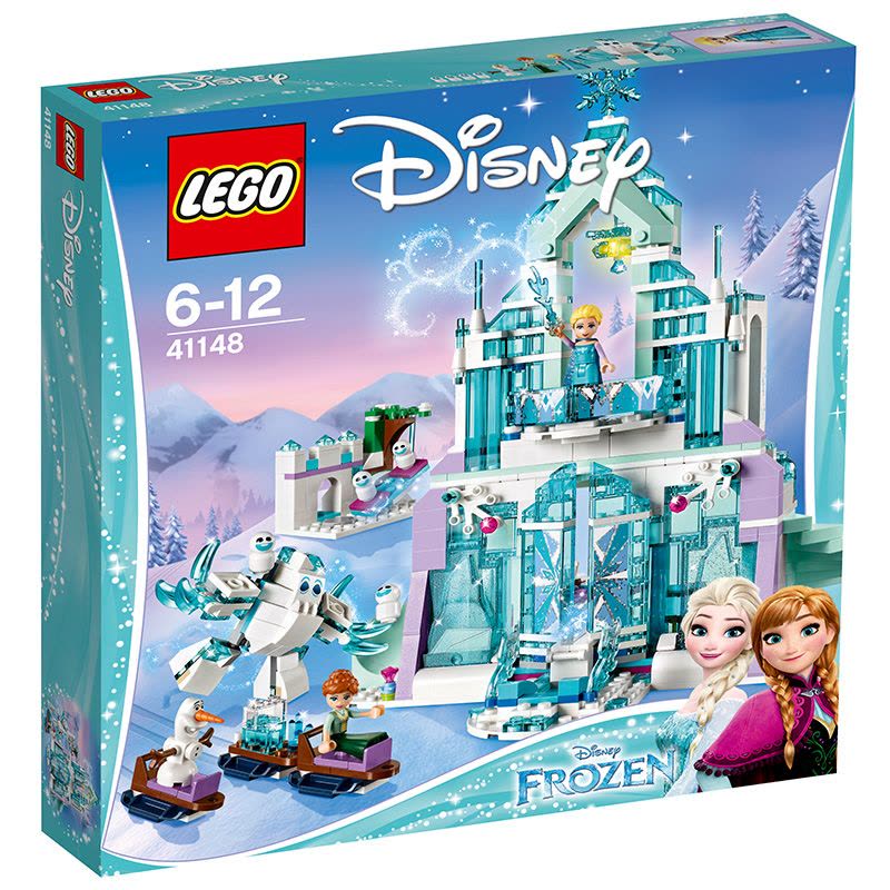 LEGO 乐高 Disney Princess迪士尼公主系列艾莎的魔法冰雪城堡41148塑料玩具 200块以上6-14岁图片