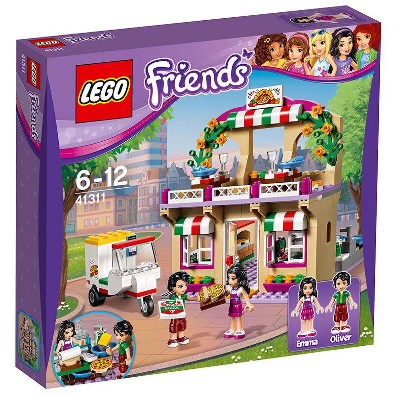 LEGO 乐高 Friends好朋友系列 心湖城比萨餐厅41311 玩具 6-12岁 塑料 200块以上图片