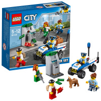 LEGO 乐高 City城市系列 警察局入门套装60136 塑料玩具50-100块6-14岁