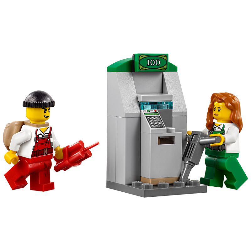 LEGO 乐高 City城市系列 警察局入门套装60136 塑料玩具50-100块6-14岁