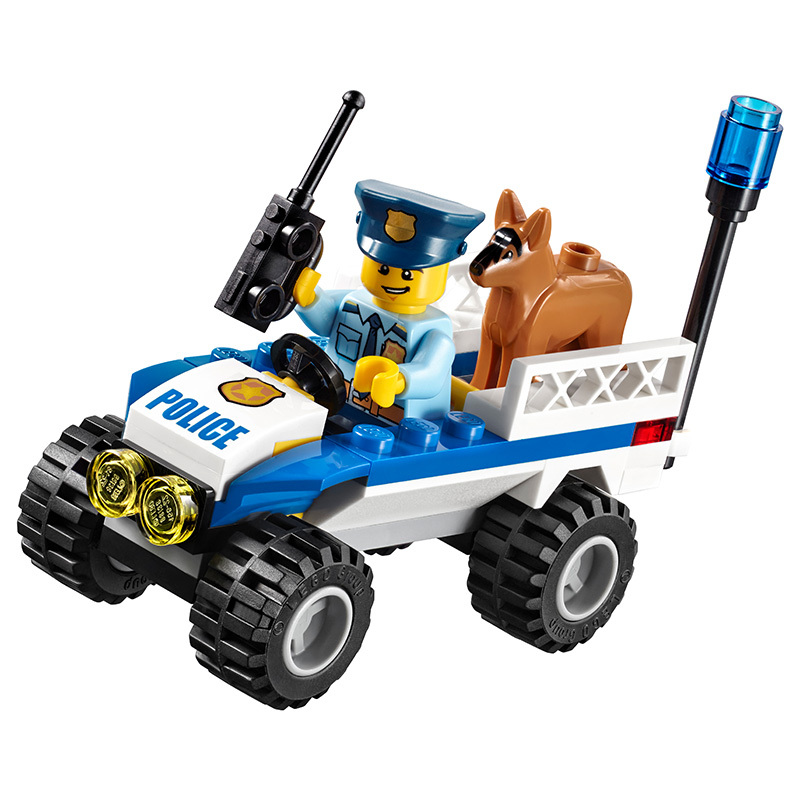 LEGO 乐高 City城市系列 警察局入门套装60136 塑料玩具50-100块6-14岁