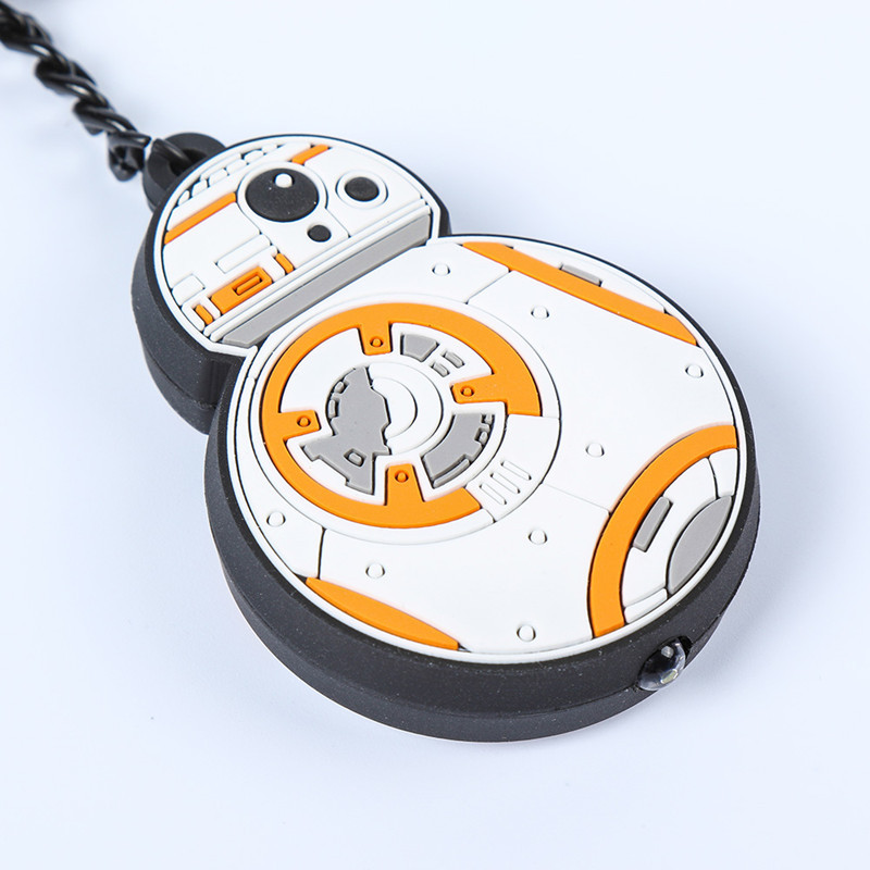 苏宁影城官方 星球大战7 BB-8 LED钥匙扣 挂件 钥匙链 可照明
