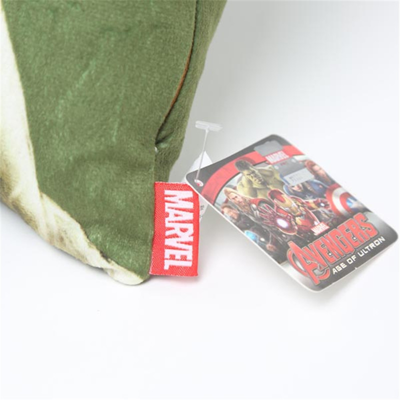 苏宁影城官方 Marvel 漫威复仇者联盟2真人印花抱枕-绿巨人靠垫办公室午睡枕靠枕