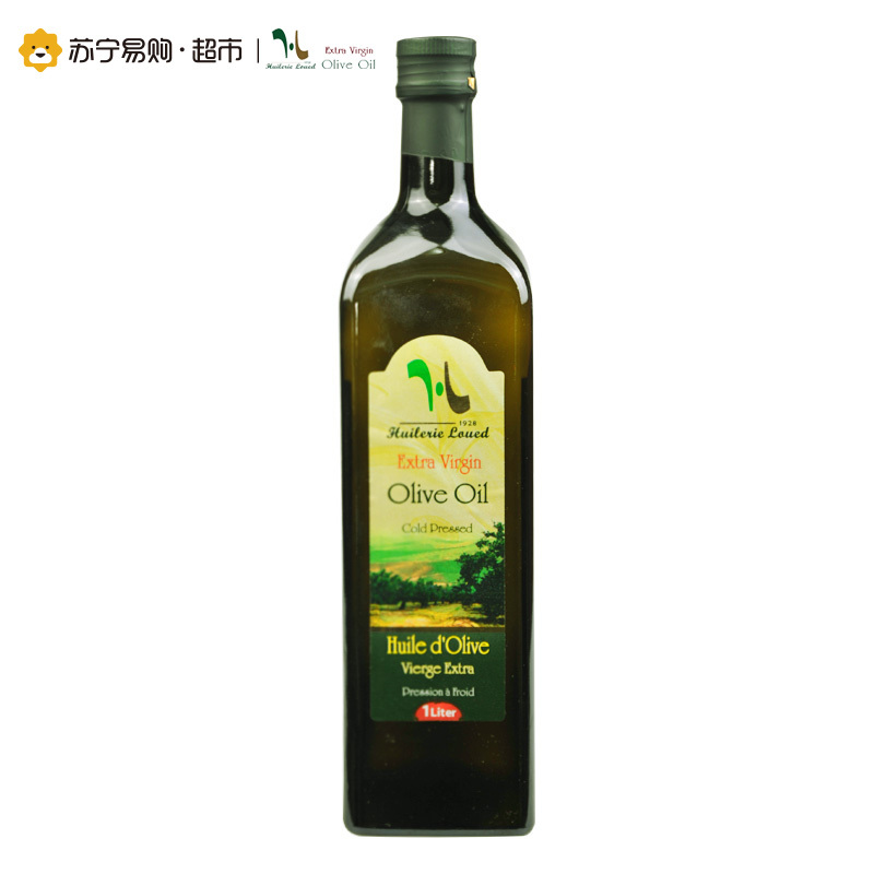 亨洛德 突尼斯原装进口特级初榨食用橄榄油1L