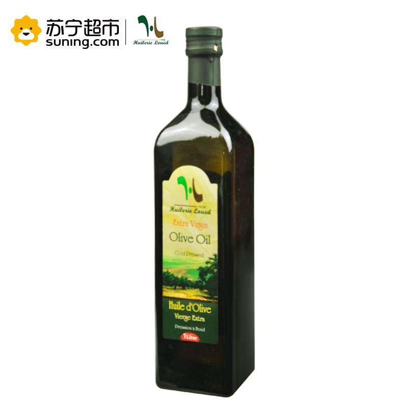亨洛德 突尼斯原装进口特级初榨食用橄榄油1L