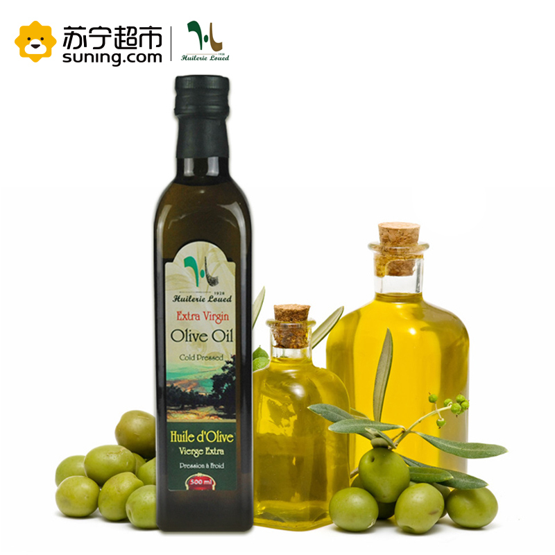 亨洛德 突尼斯原装进口特级初榨食用橄榄油500ML