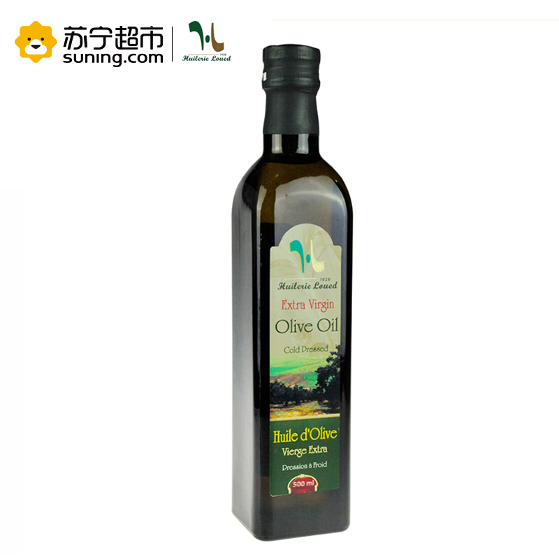 亨洛德 突尼斯原装进口特级初榨食用橄榄油500ML