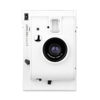 LOMO 乐魔 mini一次成像立拍立得 迷你相纸创意自拍即显相机(LI100 天堂白)