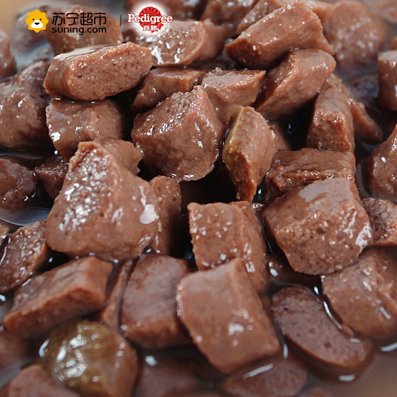 宝路 成犬妙鲜包 全面营养犬粮 精选牛肉 100g*12包