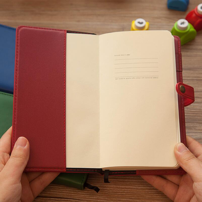 广博 GBP0541 48K120张时尚皮面本/记事本按扣本高清大图